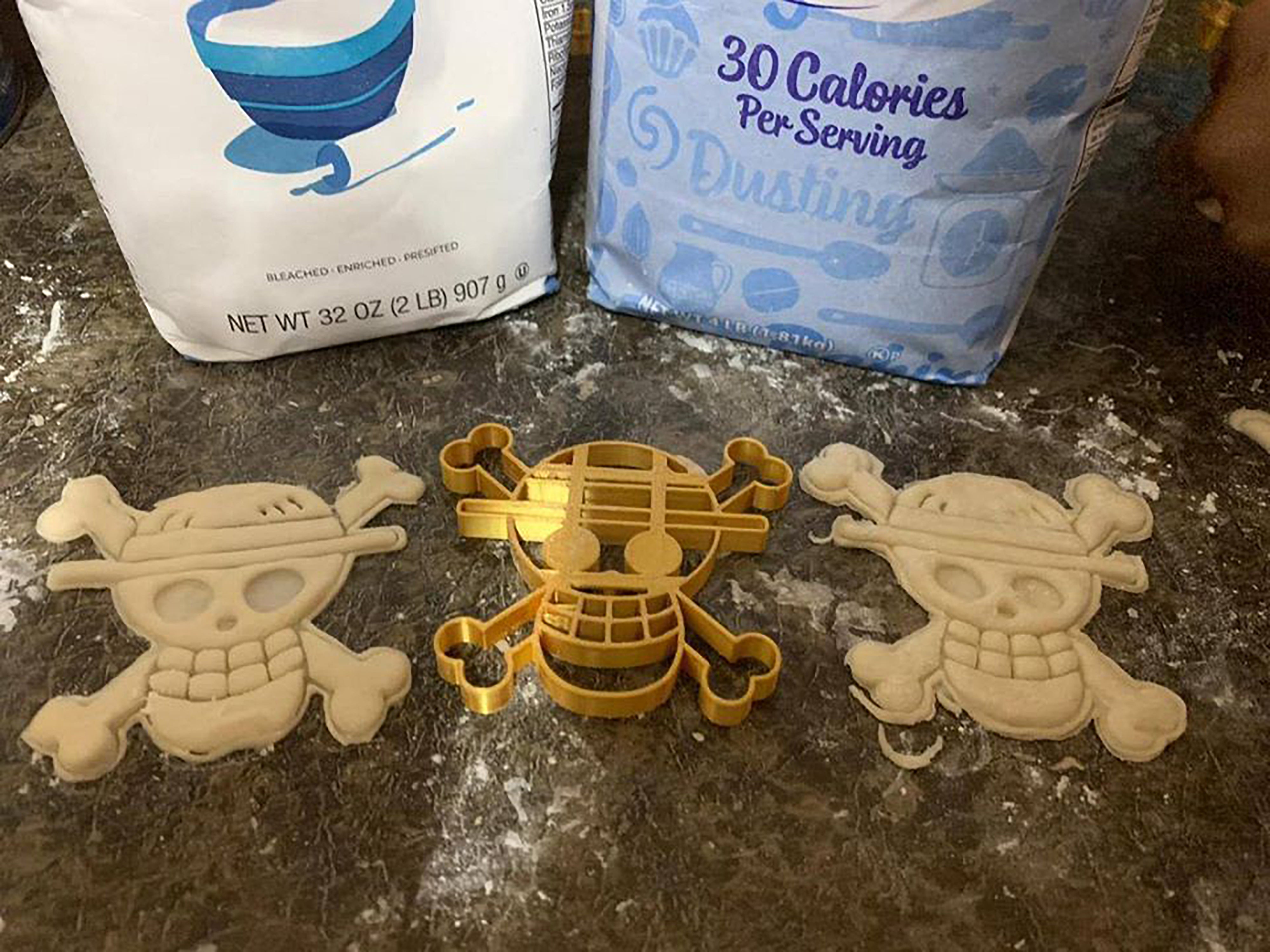 One Piece 3D Printed Cookie Cutter
