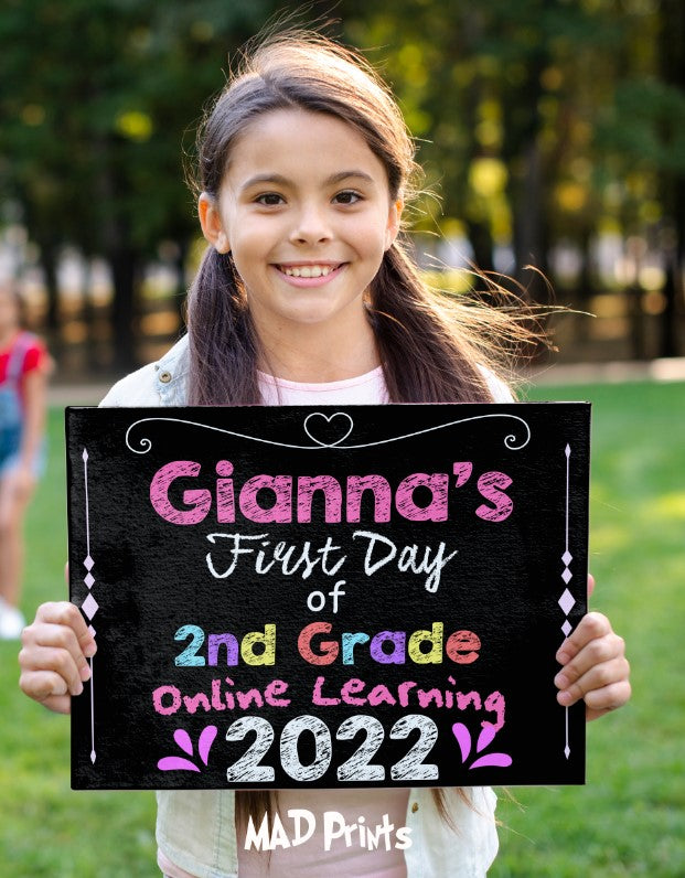 First Day Day of School Personalized  Sign