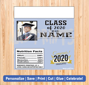 Personalized Graduation Hershey Bar Wrapper