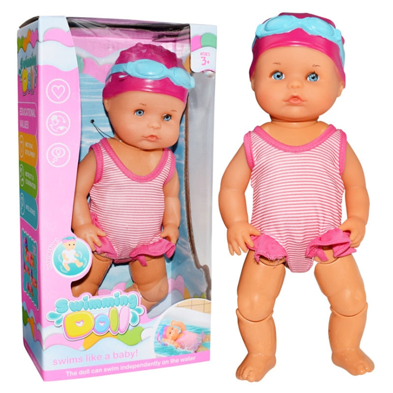 Swimming Doll Waterproof Education Smart Electric Toy Doll