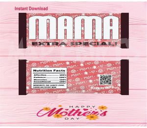 Instant Download Mother's Day Hershey Chocolate Wrapper