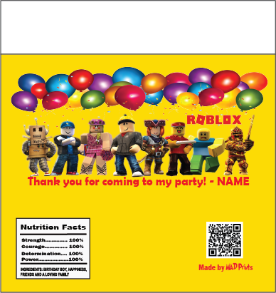 Roblox Birthday Tee PNG file template for Boy