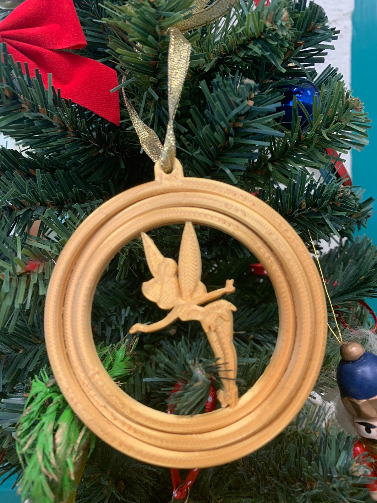 Tinkerbell 3D Printing Christmas Ornament