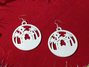 3D Printing Nativity Earrings Jewelry
