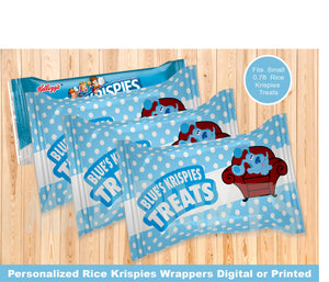 Blues Clues Rice Krispies Wrappers