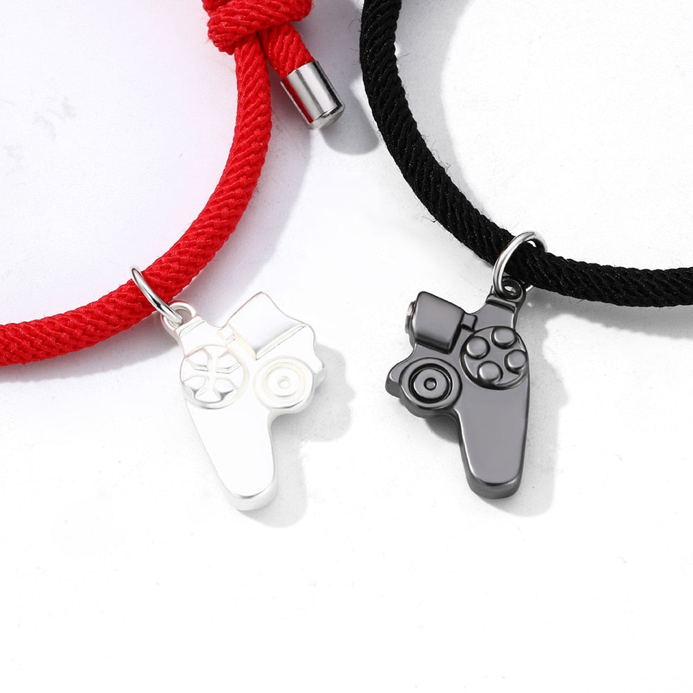 Game Console Couple Magnetic Bracelet Fun Jewelry