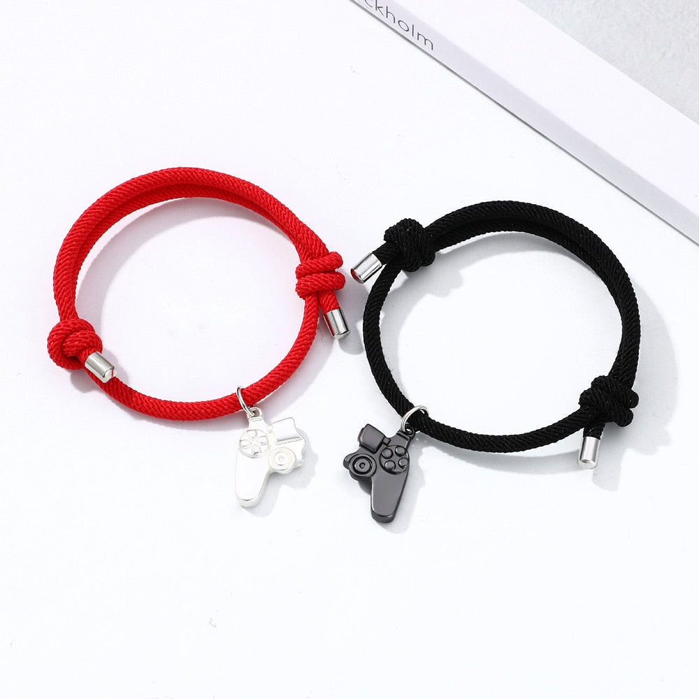 Game Console Couple Magnetic Bracelet Fun Jewelry