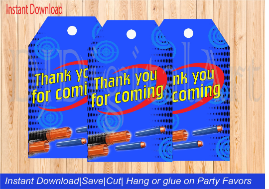 Nerf thank sale you tags