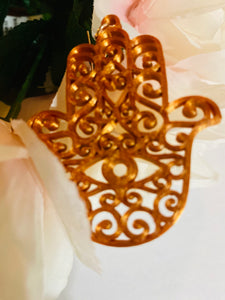 Hamsa, Hand of God  3D Printing Earrings Jewelry